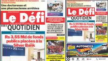 Voici la une du Défi Quotidien de ce Lundi 26 Mai 2025