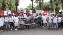 Port-Louis : rassemblement de «Linion fam» pour «dénoncer les violences faites aux femmes»
