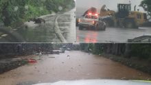 [En images] Avis de fortes pluies :  accumulations d’eau et éboulements de terre à Baie-du-Cap