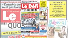 Voici la une du Défi Quotidien de ce Jeudi 27 Avril 2023