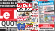 Voici la Une du Défi Quotidien de ce mercredi 27 juin 2018