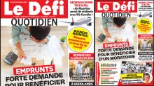 Voici la Une du Defi Quotidien de ce mercredi 29 avril 2020