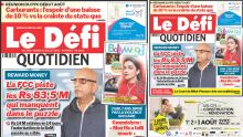 Voici la une du Défi Quotidien de ce Mardi 29 Juillet 2025