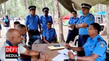 Plage de Mon-Choisy : la police mobilisée pour assurer la sécurité des citoyens et touristes.