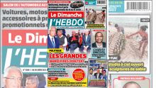 Voici la Une de Le Dimanche/L'Hebdo de ce Dimanche 30 Juillet 2023