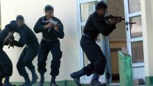 Exercices de tir des commandos de la police