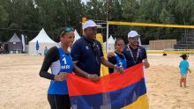 JIOI- Beach-Volley : Maurice remporte l’argent, «ce n’est pas la couleur que je cherchais» confie Maita Bassy