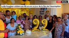 Lydie Runghen célèbre ses 99 ans en ce jour de la fête de l'Assomption