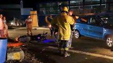 Quatre-Bornes : un motocycliste grièvement blessé dans une collision  avec une voiture