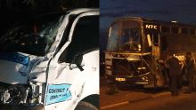 Canot : collision entre un bus et un van