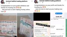 Arnaque en ligne : elle espérait toucher Rs 18 000, mais perd Rs 80 000