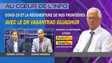 Au Coeur de l'Info : le Dr Vasantrao Gujadhur sur Radio Plus ce vendredi