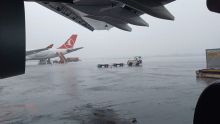 Alerte cyclonique 4 : l'aéroport de Plaisance toujours fermé, plusieurs vols annulés