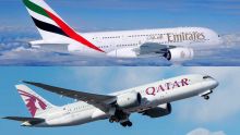Selon Africa Intelligence : compétition entre Emirates Airlines et Qatar Airways pour débarquer dans le ciel mauricien