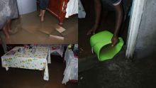 En images : la famille Gokhool de Bell Village les pieds dans l'eau