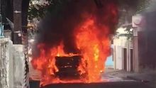 A Sainte-Croix : une BMW X6 prend feu 