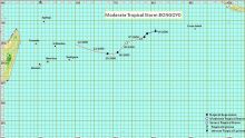 Météo : la tempête tropicale modérée loin à l'est-nord-est de Rodrigues baptisée Bongoyo 