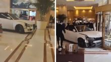 Chine: un client mécontent fonce dans un hôtel avec sa voiture