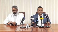 Allégations de « sniffing » :  Maneesh Gobin et Deepak Balgobin face à la presse 