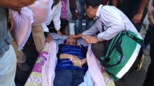 SCBG : un gréviste transporté à l’hôpital sur un matelas 