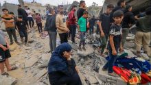 Les déplacés de Gaza dans la poussière, le froid et la faim