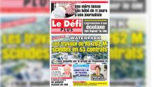 Voici la Une du Défi Plus de ce samedi 09 mars 2019