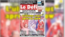 Voici la Une du Defi Quotidien de ce lundi 04 novembre 2019