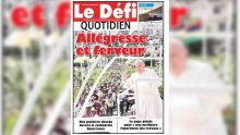 Voici la Une du Defi Quotidien de ce mardi 10 septembre 2019
