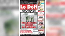 Voici la Une du Defi Quotidien de ce lundi 15 avril 2019