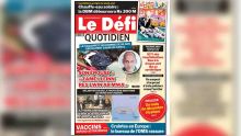 Voici la Une du Défi Quotidien de ce vendredi 29 janvier 2021