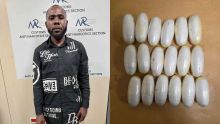 Trafic de drogue : un Nigérian purge des boulettes de cocaïne d’une valeur de Rs 16,6 M 