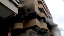 Port-Louis : incendie à Fon Sing Building, bâtiment abritant la National Library