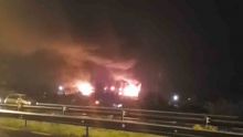 Incendie dans une usine à Union Park 