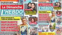 Voici la Une de Le Dimanche/L'Hebdo de ce Dimanche 26 Mai 2024