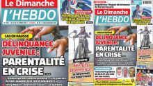 Voici la Une de Le Dimanche/L'Hebdo de ce Dimanche 14 Juillet 2024