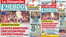 Voici la Une de Le Dimanche/L'Hebdo de ce Dimanche 17 Novembre 2024