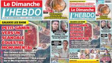 Voici la Une de Le Dimanche/L'Hebdo de ce Dimanche 08 Décembre 2024