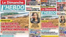 Voici la Une de Le Dimanche/L'Hebdo de ce Dimanche 16 Mars 2025