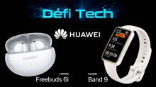 Défi Tech : On a testé pour vous les Huawei FreeBuds 6i et le Huawei Band 9