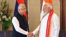 Visite officielle à Maurice : Modi rencontre l'ex-PM Pravind Jugnauth