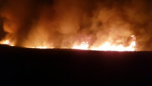 Un incendie dans des champs de canne à Petit-Raffray à l’origine d’un accident de la route 