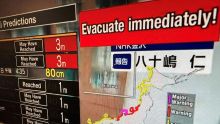 Un total de 21 séismes d'une magnitude supérieure à 4 ont frappé le Japon