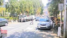 Port-Louis : un véhicule de la police percute une voiture 
