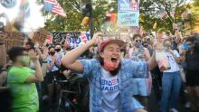 Célébrations dans plusieurs villes des Etats-Unis après la victoire de Biden