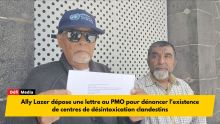 Ally Lazer dépose une lettre au PMO pour dénoncer l'existence de centres de désintoxication clandestins