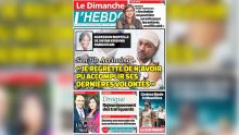 Voici la Une de Le Dimanche / L'Hebdo