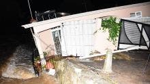 Pluies torrentielles : une maison s'effondre à Tranquebar