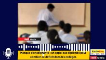 Manque d’enseignants : un appel aux diplômés pour combler ce déficit dans les collèges