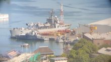 Présence d’un navire de la marine indienne dans le port
