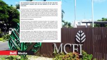 Infraction à la Competition Act : amende de Rs 5,4 millions à MCFI